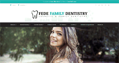 Desktop Screenshot of fedefamilydentistry.com